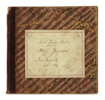 (NAVY.) Caldwell, Henry W. Staff journal kept on behalf of Commodore Charles H.B. Caldwell.